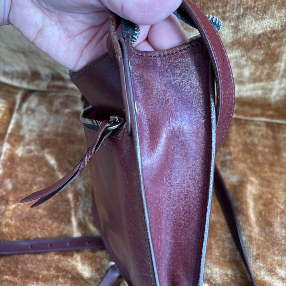 Vintage Il Bisonte Leather Crossbody Bag - Picture 6 of 10